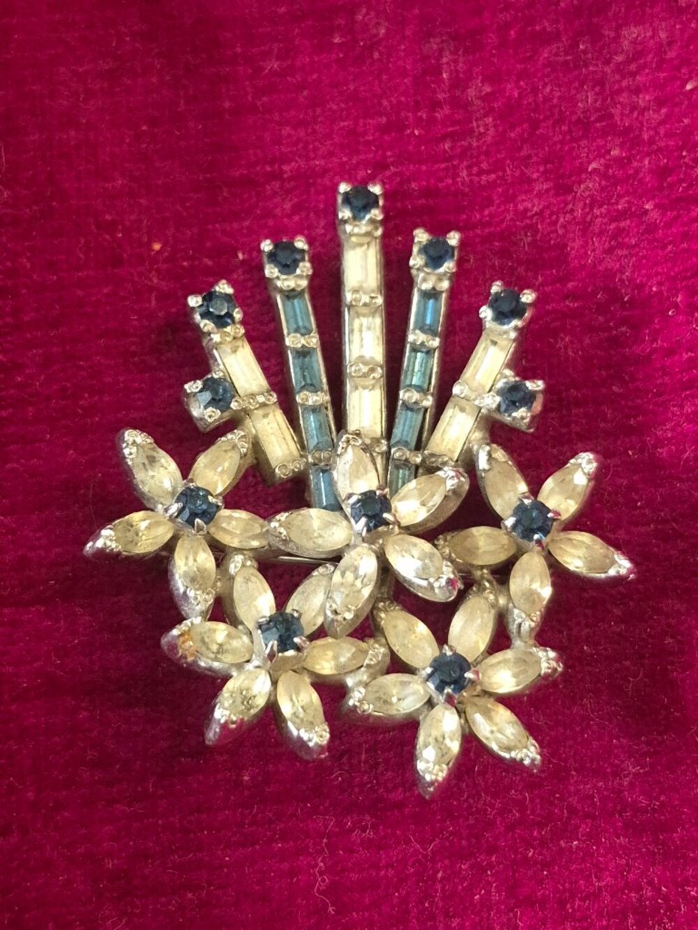 Keyes Vintage Floral Brooch